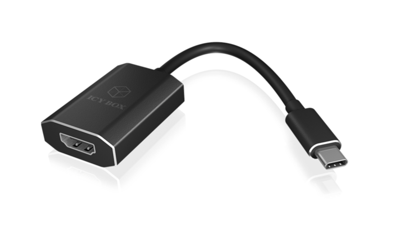 Icybox adapter USB Type-C na HDMI s podporo za 4k@60Hz