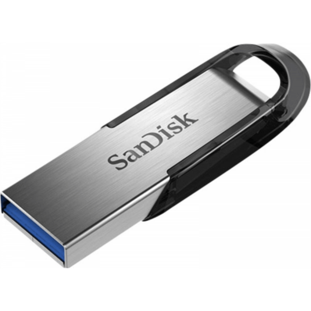 Spominski ključek 256GB USB 3.0 Sandisk Ultra Flair 150MB/s 60MB/s kovinski-plastičen brez pokrovčka črno-srebrn (SDCZ73-256G-G46)