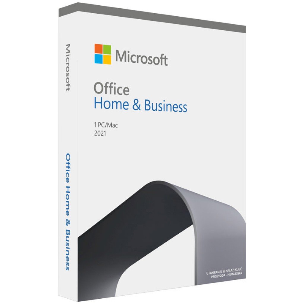 Microsoft Office 2021 Home&Business FPP EN/UK/DE/SLO iternational PC/MAC brez medija (T5D-03511)