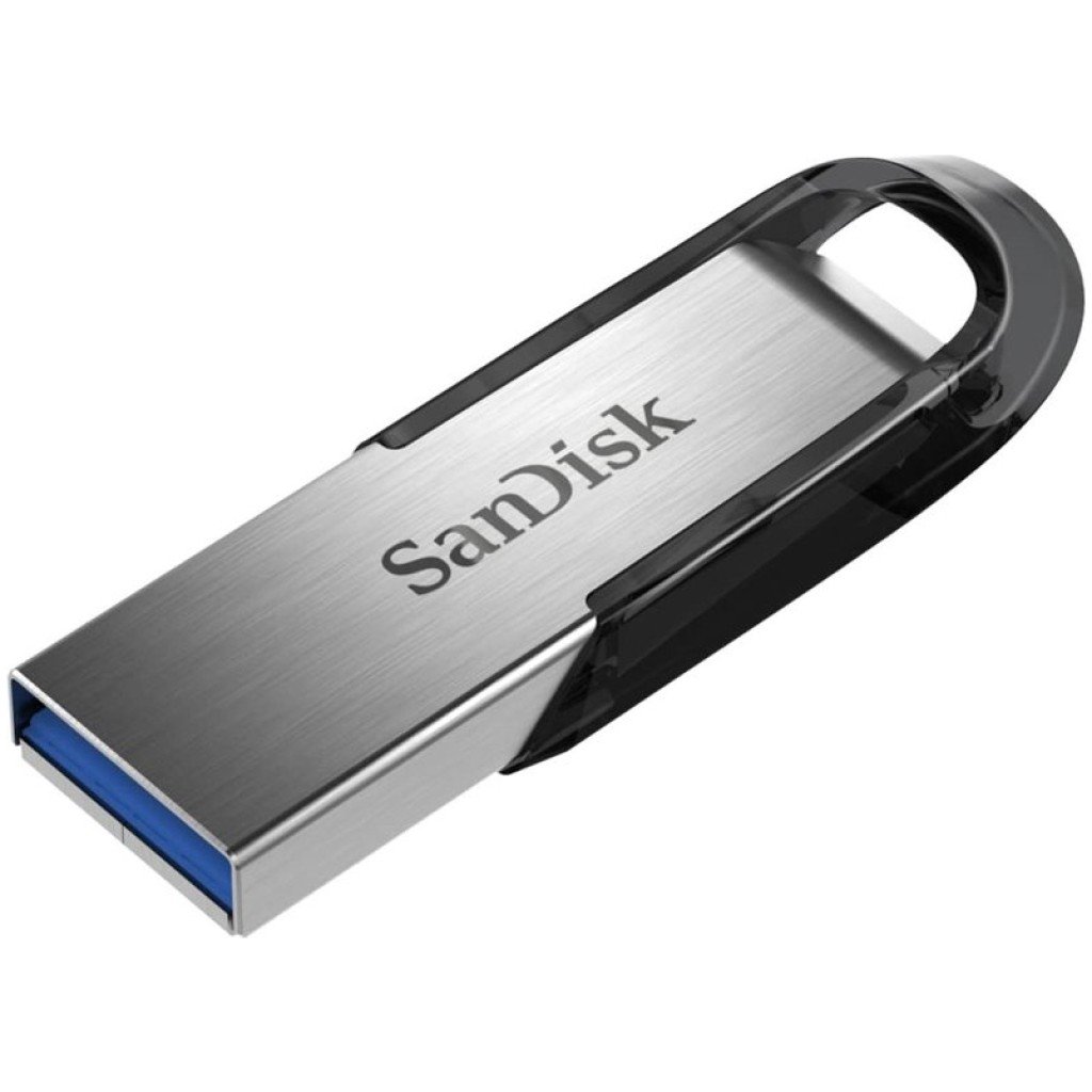 Spominski ključek 512GB USB 3.0 Sandisk Ultra Flair 150MB/s kovinski-plastičen brez pokrovčka črno-srebrn (SDCZ73-512G-G46)