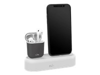 Puro Desk Holder iPhone/AirPods Grey
