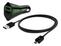 Puro Fast Charger 2 Usb 2.4a Micro Black
