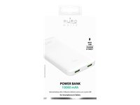 Puro Power Bank 10000mAh 12W White