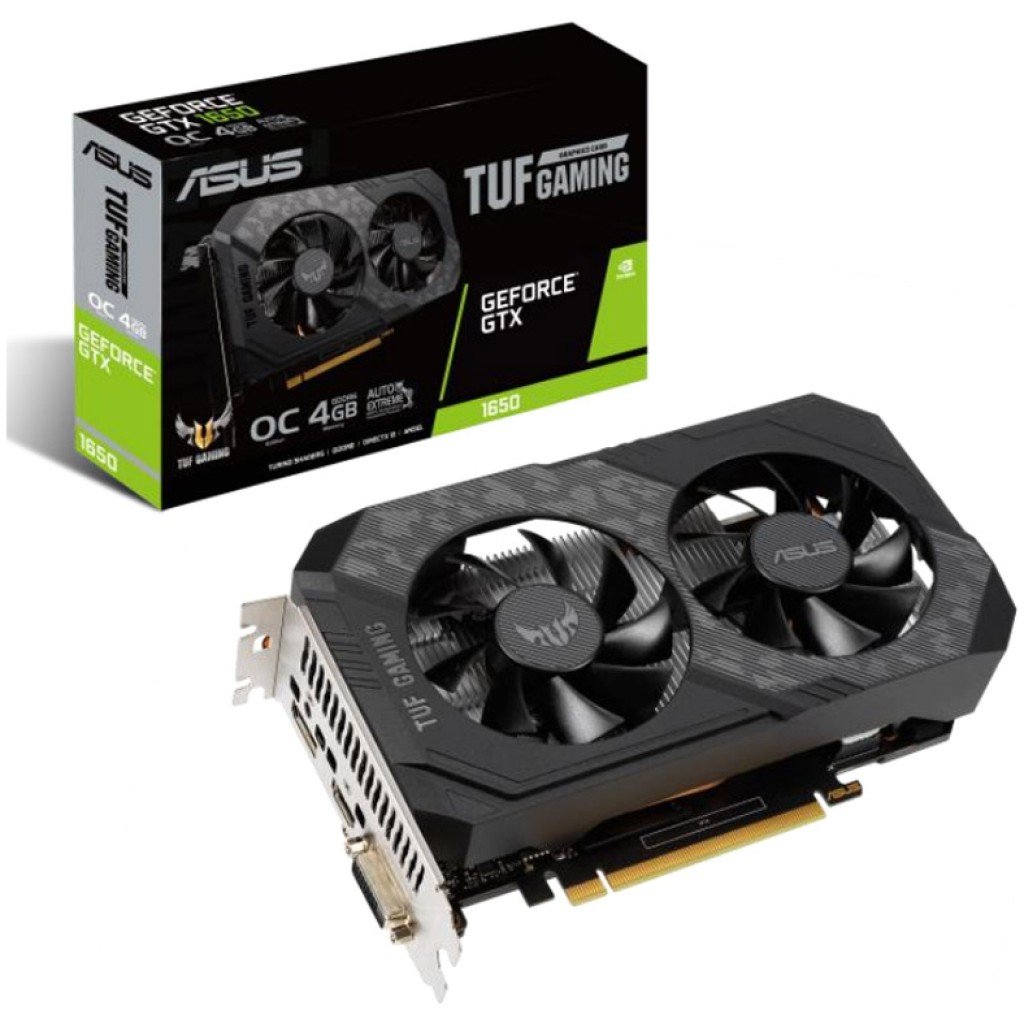 ASUS TUF GeForce GTX 1650 OC 4GB GDDR6 (90YV0GX2-M0NA00) V2 gaming grafična kartica