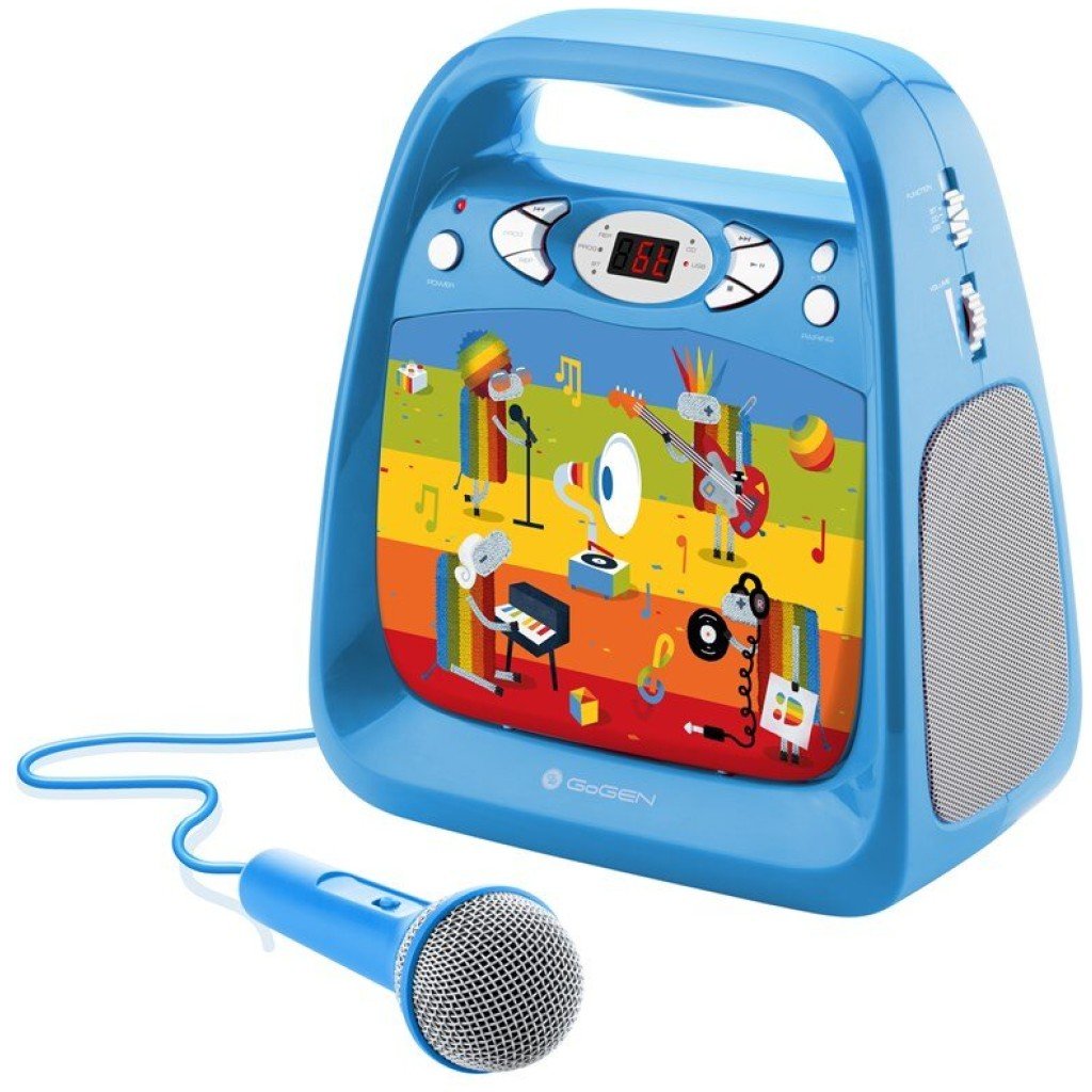 Gogen otroški radio z mikrofonom