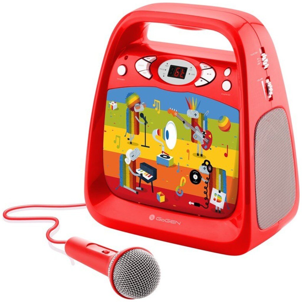 Gogen otroški radio z mikrofonom