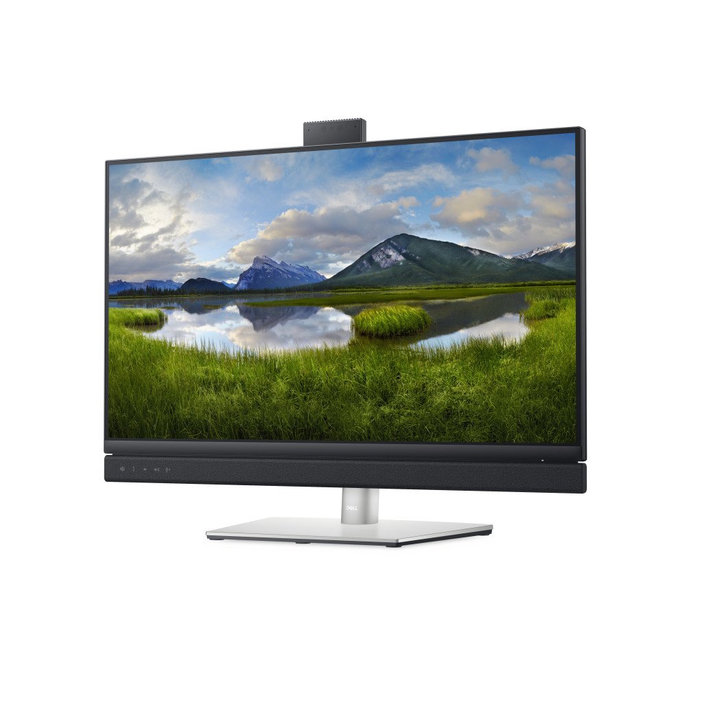 Monitor Dell 68,6 cm (27,0″) C2722DE 2560×1440 konferenca IPS 5ms HDMI DisplayPort USB-C 90W 4xUSB3.2 Pivot Kamera Zvočniki 3H sRGB99% RJ45 | Balix komponentko