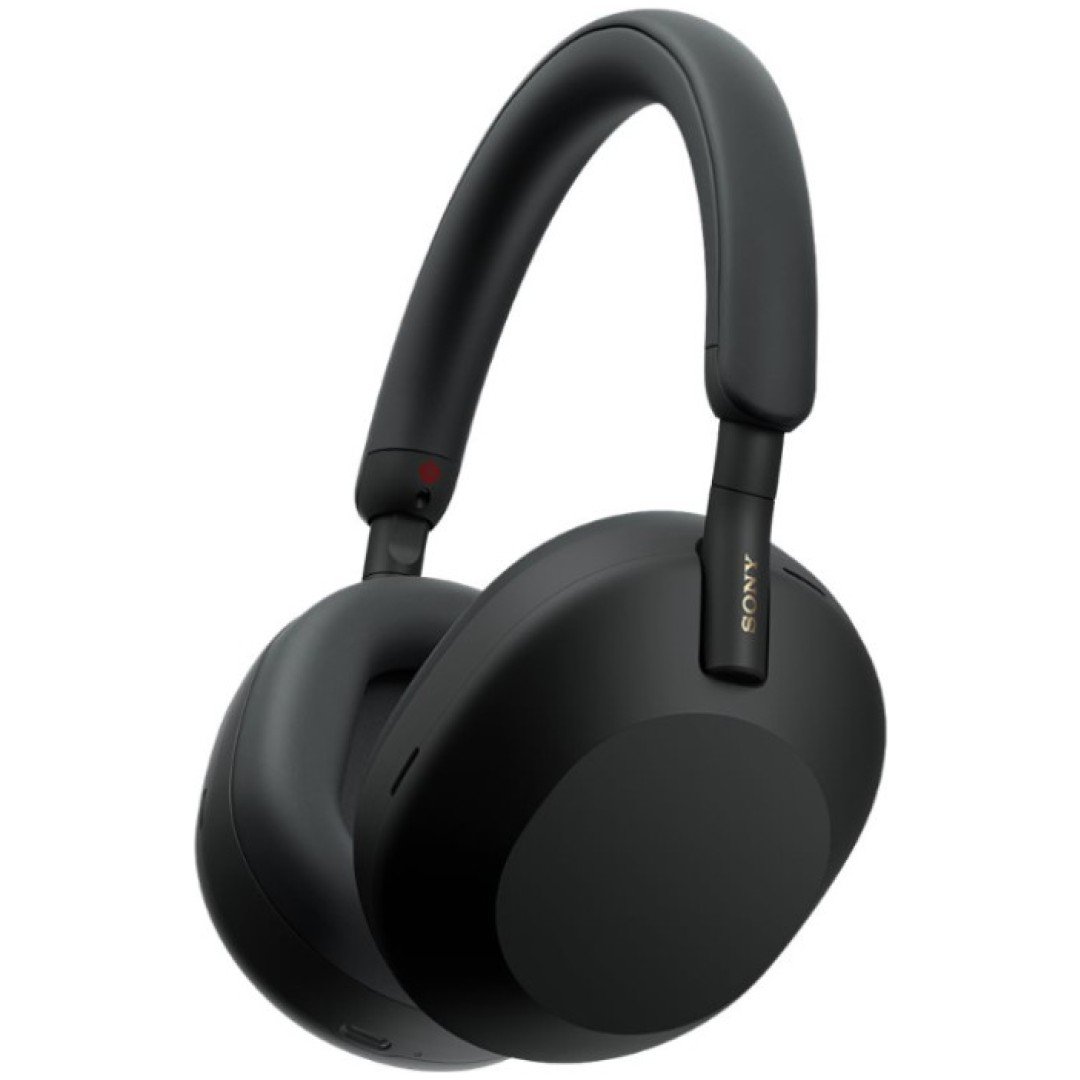 Slušalke brezžične naglavne Bluetooth stereo SONY WH-1000XM5B z odpravljanjem šumov črne (WH1000XM5B.CE7)