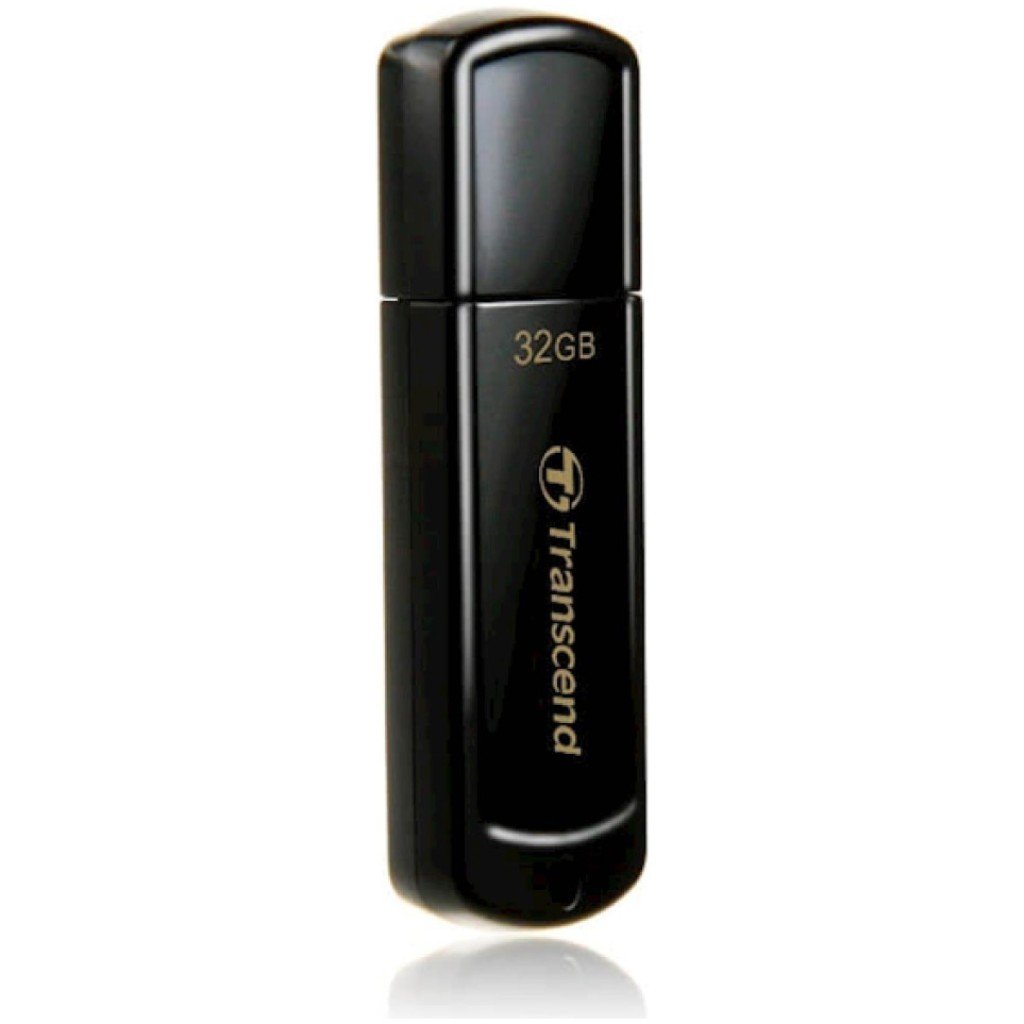 Spominski ključek 32GB USB 2.0 Transcend JF350 16MB/s - plastičen/s pokrovčkom/črn (TS32GJF350)