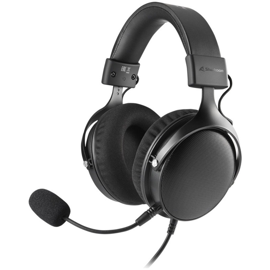 SHARKOON B2 7.1 3.5mm/USB z mikrofonom črne slušalke
