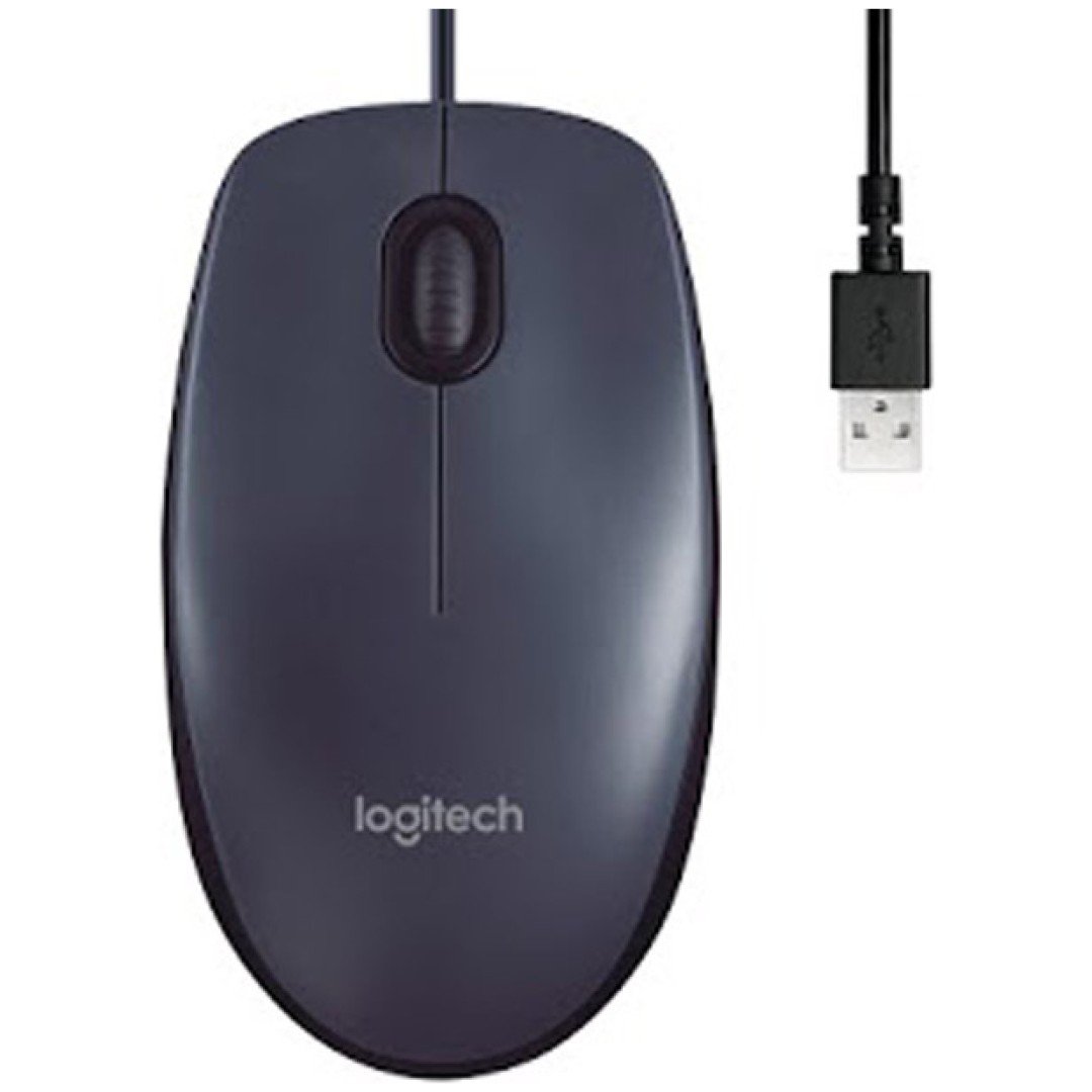 Miš Logitech USB M100 črna 1000DPI (910-006652)