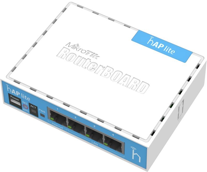 Dostopna točka Mikrotik WiFi4 802.11n N300 300Mbit/s 4xRJ45 (RB941-2nD)